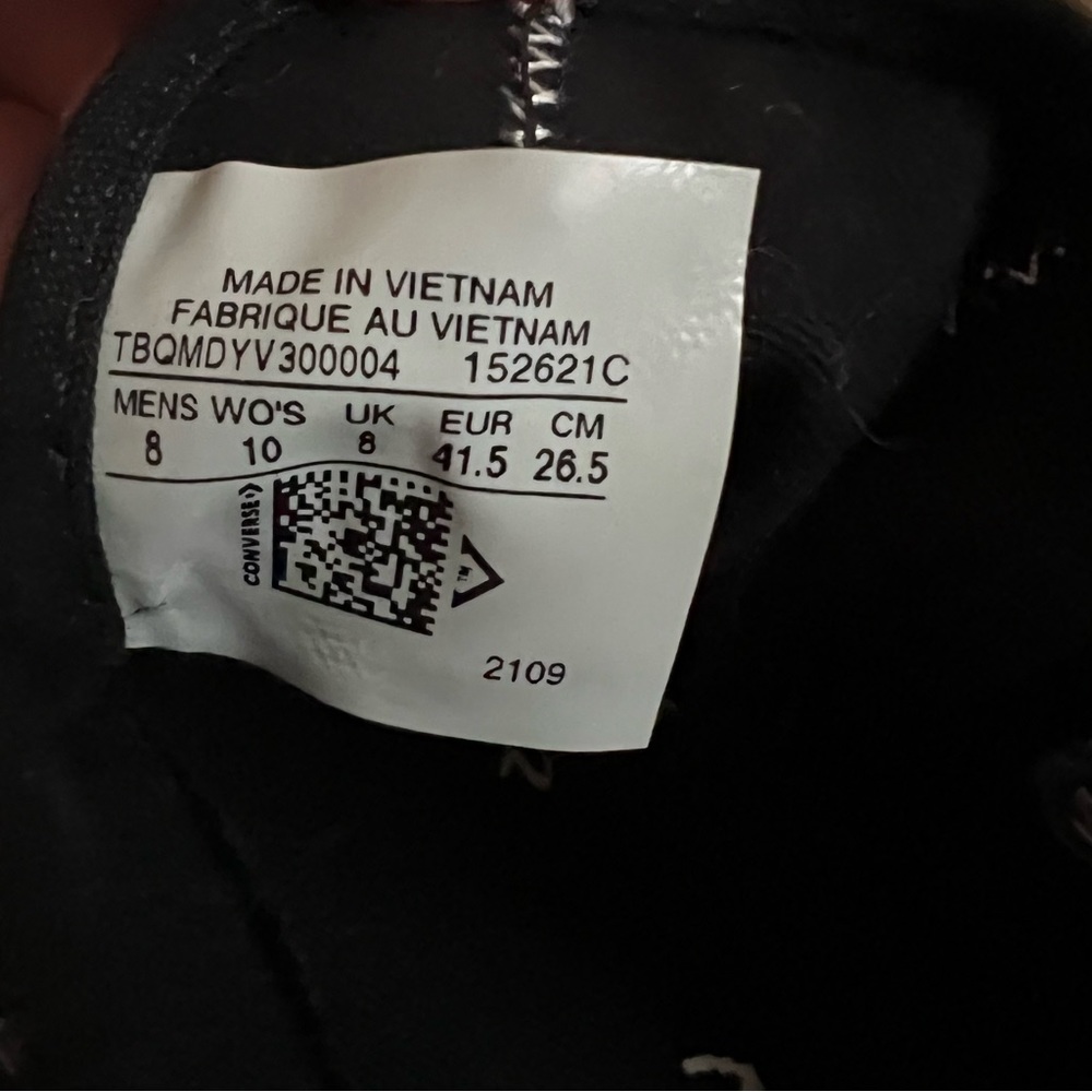 Black Custom Converse - Picture 9 of 9